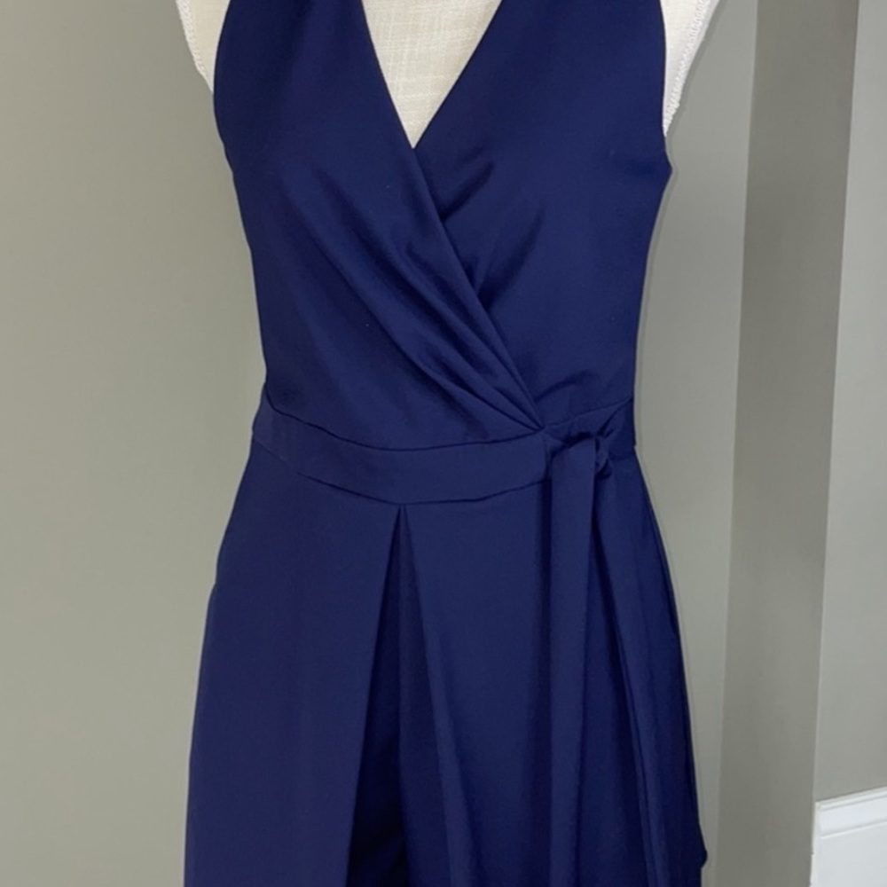Adelyn Rae, romper EUC (small) like new, color is navy blue. Excellent quality